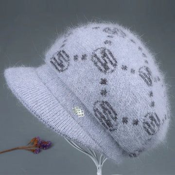 Women’s Winter Hat with Scarf – Fleece Lined Knitted Beanie, Ear Flap Thermal Beret for Cold Weather