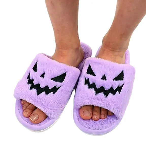 Halloween Pumpkin Slippers - Blingy Bag LLC