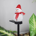 Solar Christmas Lights Snowman - Blingy Bag LLC