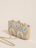 Beaded Diamond Crossbody Bag - Blingy Bag LLC