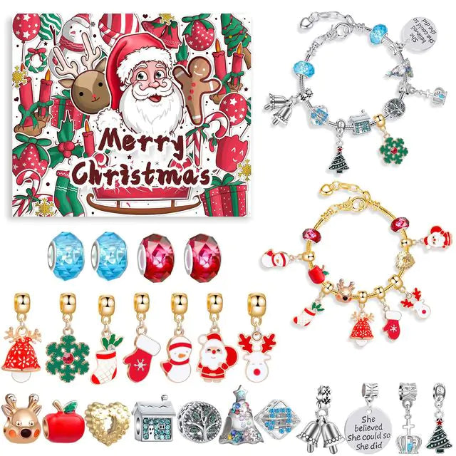 Christmas Countdown Calendar Bracelets - Blingy Bag LLC