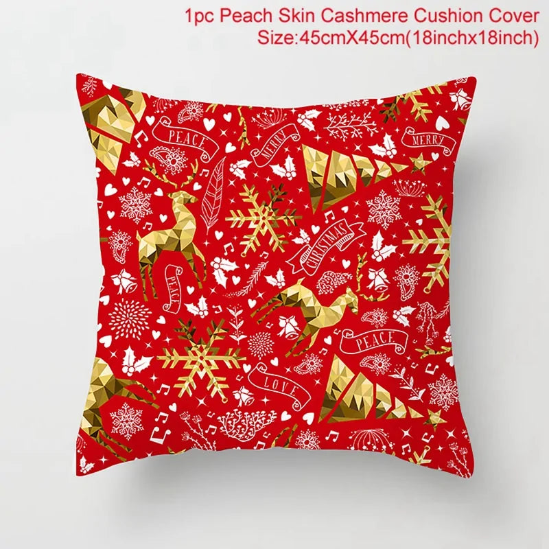 Cartoon Christmas Pillow Cover - Blingy Bag LLC