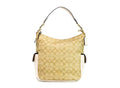 Coach Pennie Light Khaki Chalk Signature Coated Canvas Handbag - Blingy Bag LLC