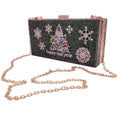 Clutch bag rhinestone christmas bag messenger bag - Blingy Bag LLC