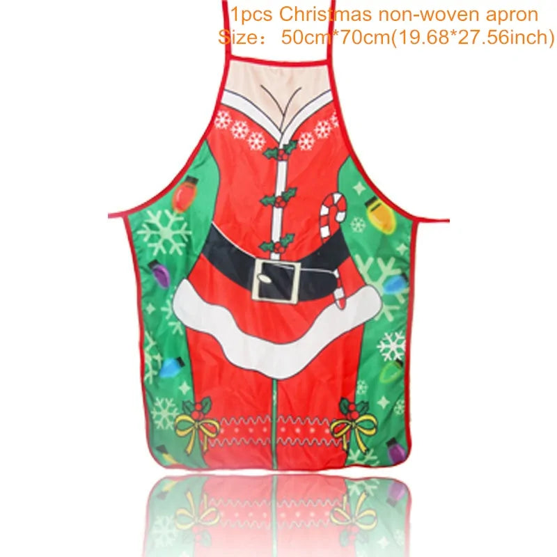 Santa Claus Christmas Apron - Blingy Bag LLC