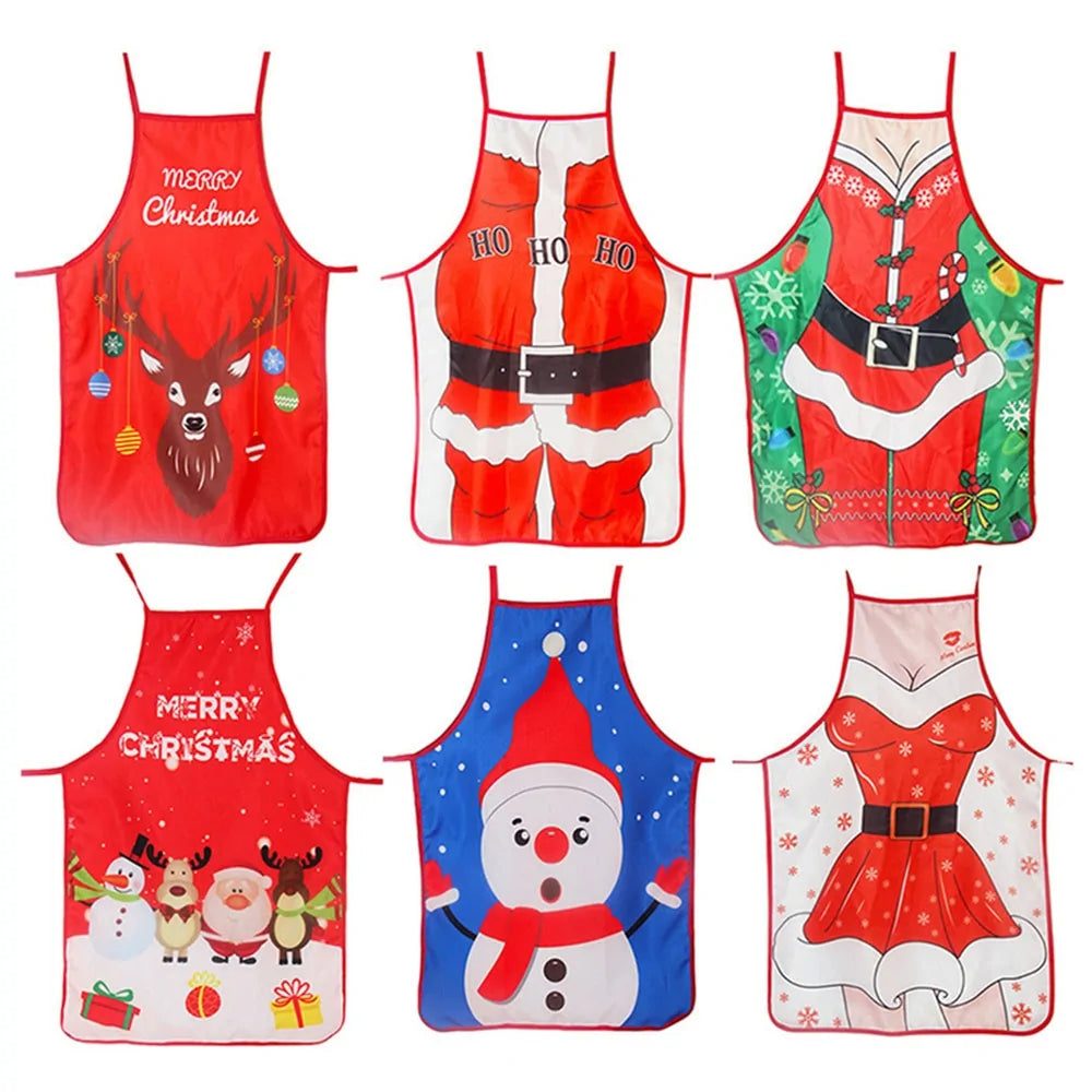 Santa Claus Christmas Apron - Blingy Bag LLC