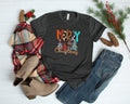 Western Merry Christmas Shirt, Christmas Shirts - Blingy Bag LLC