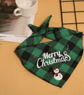 Pet Christmas Plaid Bandanas - Blingy Bag LLC