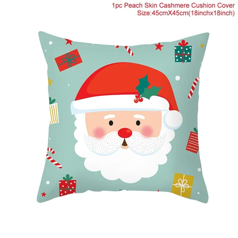 Cartoon Christmas Pillow Cover - Blingy Bag LLC