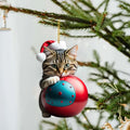 Cute Cat Christmas Ornaments - Blingy Bag LLC