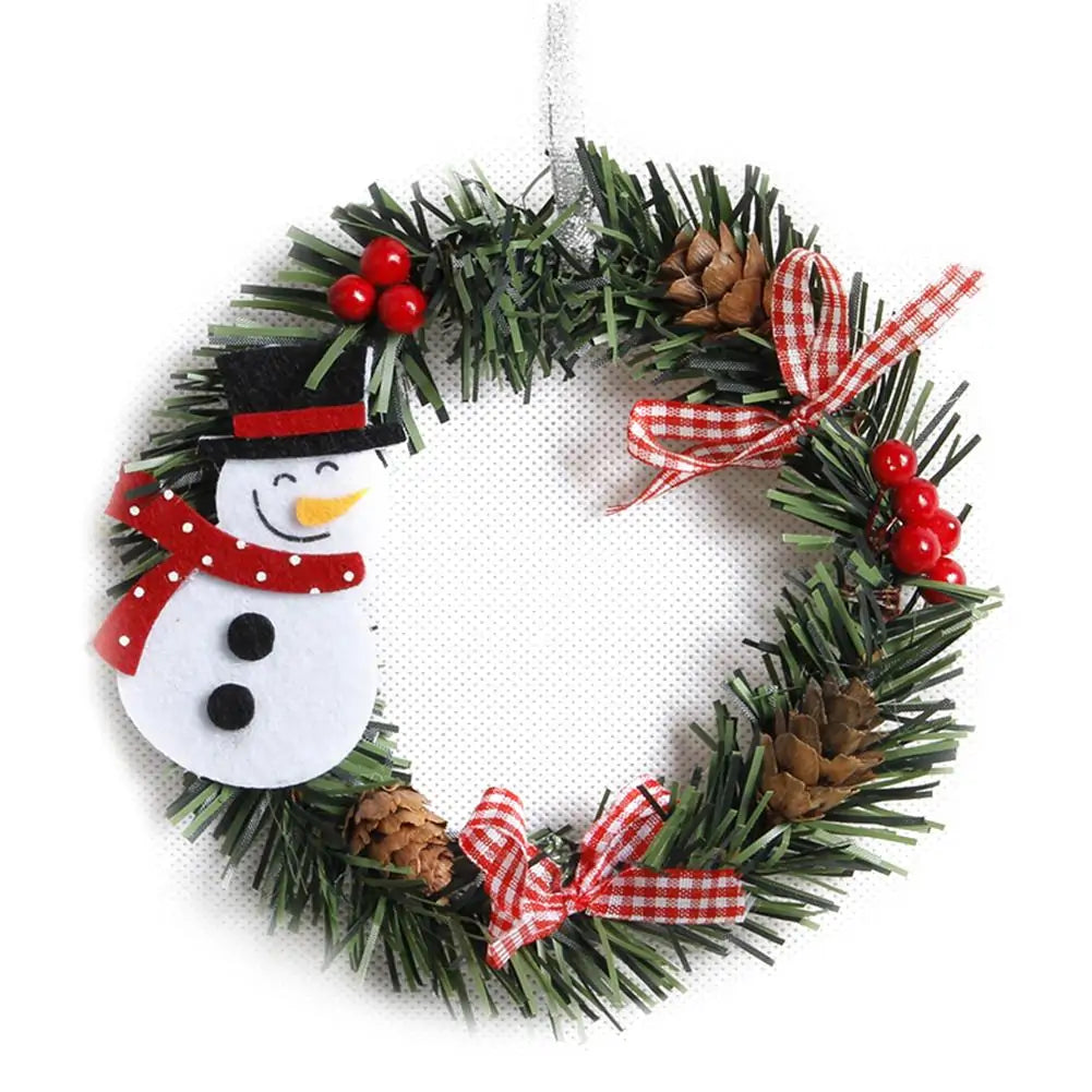 Christmas Wreath Wood Christmas Decor - Blingy Bag LLC