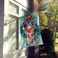 Boxer Christmas House Flag - Blingy Bag LLC