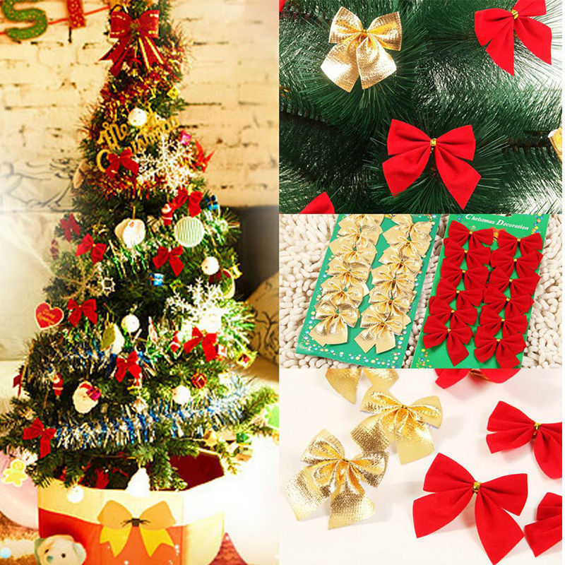 Christmas Tree Ornaments Christmas Decoration Bow - Blingy Bag LLC