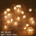 Snowflakes LED Christmas Lights - Blingy Bag LLC