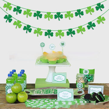 St Patrick's Day Decoration Hanging Clover Decoration Party Supplies