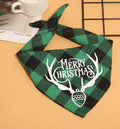 Pet Christmas Plaid Bandanas - Blingy Bag LLC