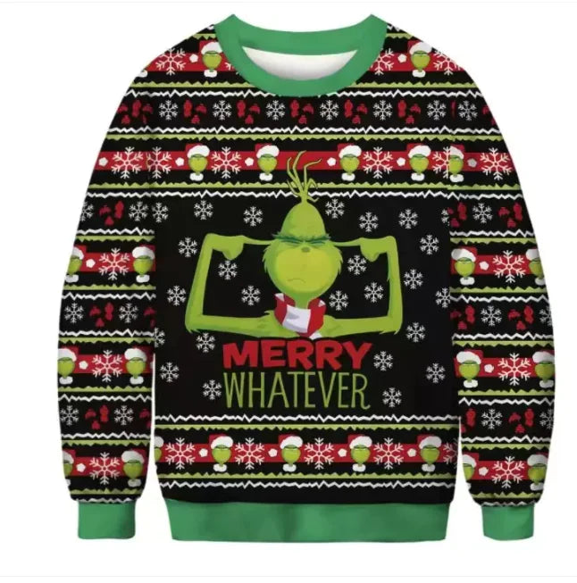 Grinch Christmas Sweater - Blingy Bag LLC