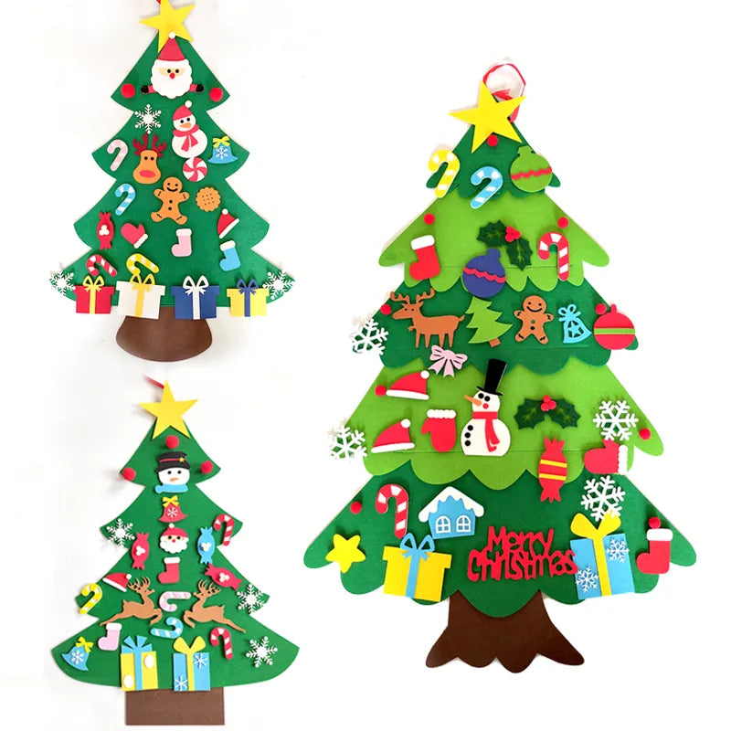 Felt Christmas Tree Ornaments - Blingy Bag LLC