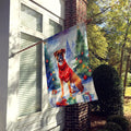 Boxer Christmas House Flag - Blingy Bag LLC