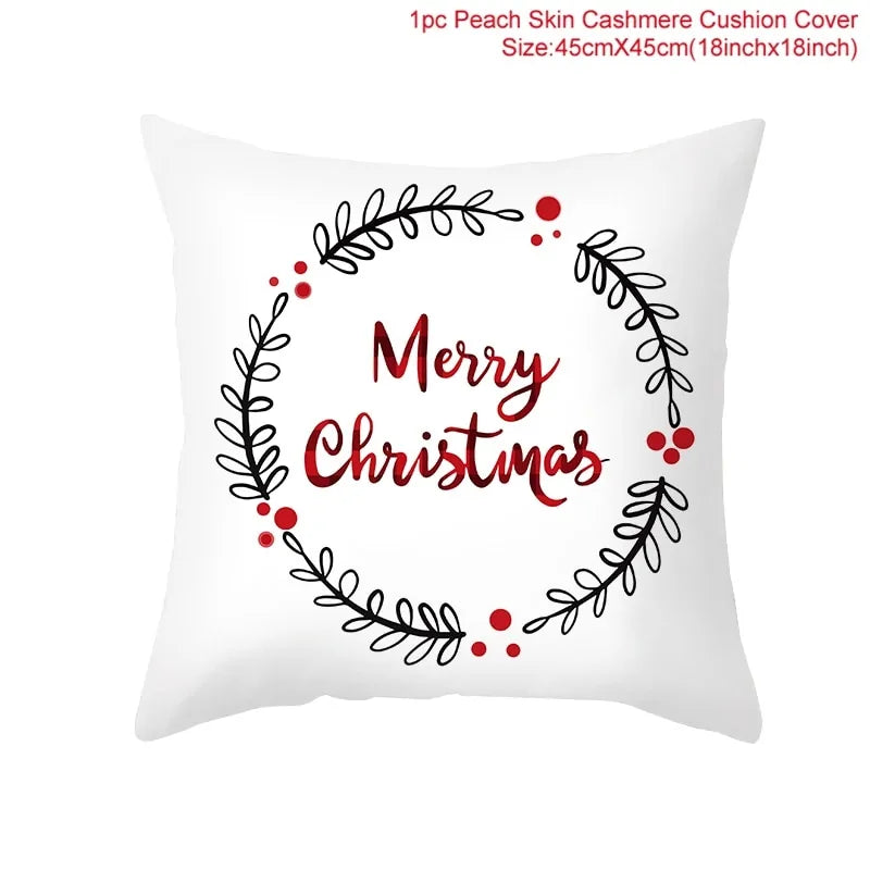 Cartoon Christmas Pillow Cover - Blingy Bag LLC