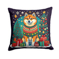 Akita Christmas Throw Pillow - Blingy Bag LLC