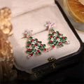 Christmas Tree Earrings - Blingy Bag LLC