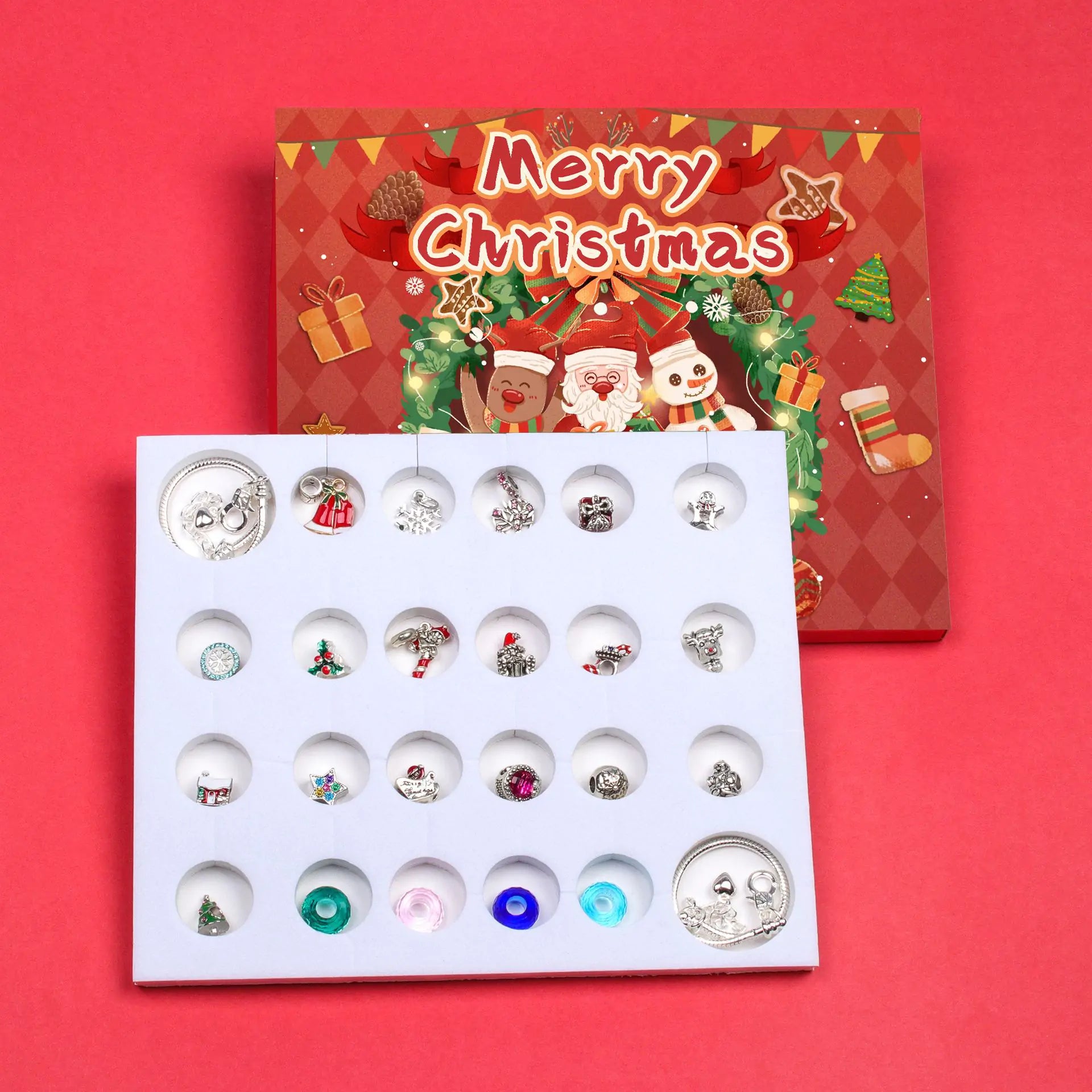 Christmas Countdown Calendar Bracelets - Blingy Bag LLC