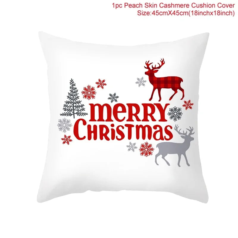 Cartoon Christmas Pillow Cover - Blingy Bag LLC