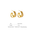 Double Stack Hoop Earrings - Blingy Bag LLC