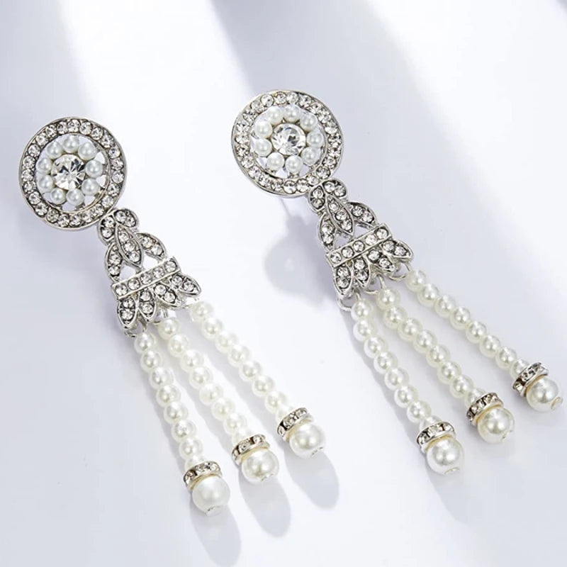 Great Gatsby Flapper Earrings - Blingy Bag LLC