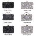 Beaded Crystal Clutch Bag - Blingy Bag LLC