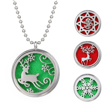 Aromatherapy Snowflake Pendant - Blingy Bag LLC