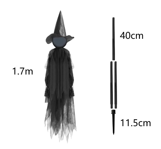 Scary Halloween Witch Decoration - Blingy Bag LLC