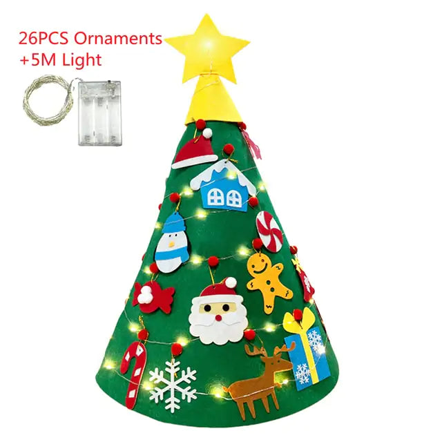 Felt Christmas Tree - Blingy Bag LLC