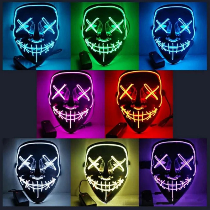 Halloween Led Mask - Blingy Bag LLC