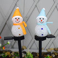 Solar Christmas Lights Snowman - Blingy Bag LLC