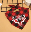 Pet Christmas Plaid Bandanas - Blingy Bag LLC