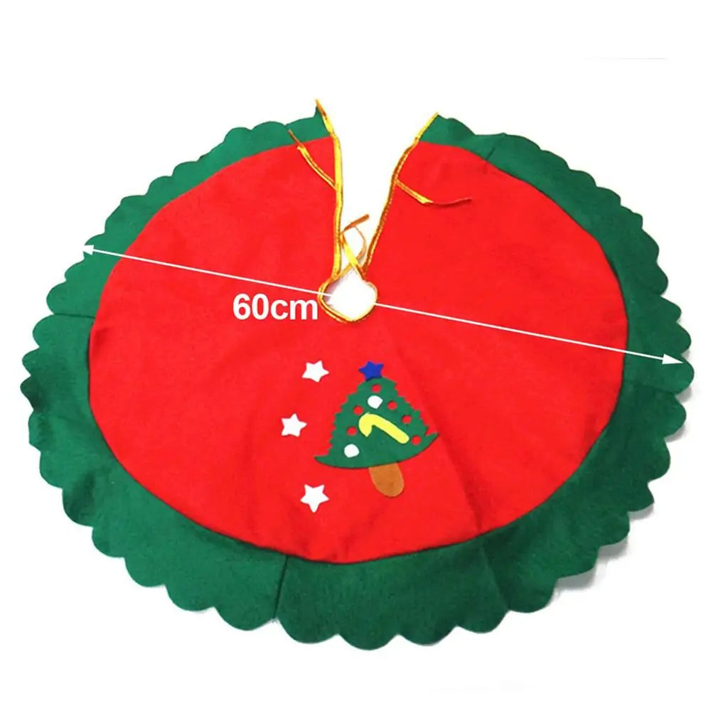 Fur Christmas Tree Skirt - Blingy Bag LLC