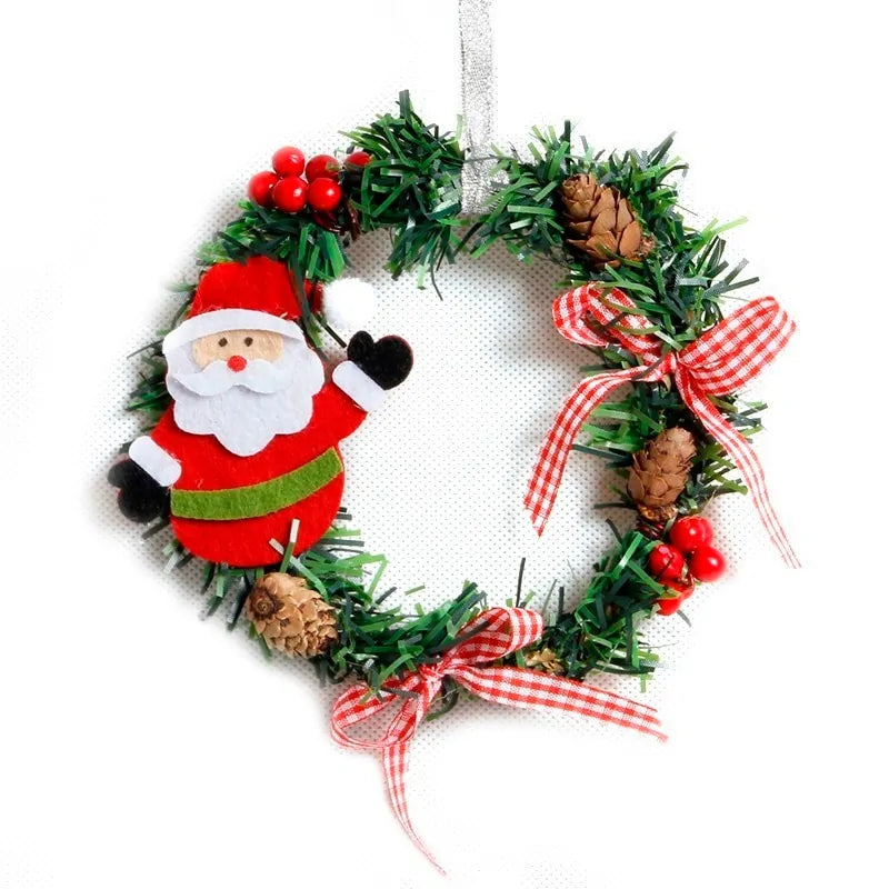 Christmas Wreath Wood Christmas Decor - Blingy Bag LLC