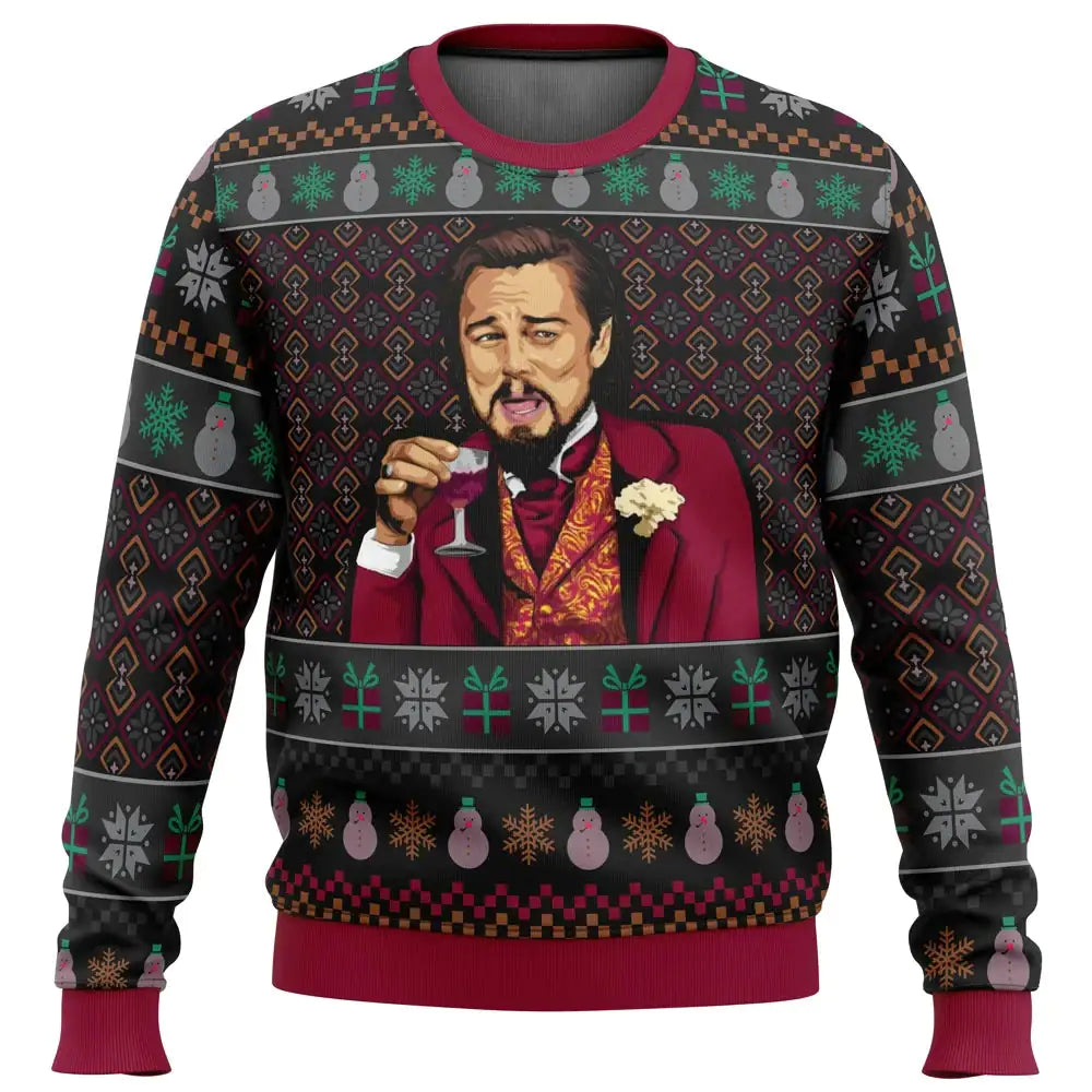 Leonardo Dicaprio Christmas Sweater - Blingy Bag LLC