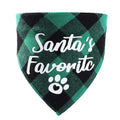 Pet Christmas Plaid Bandanas - Blingy Bag LLC