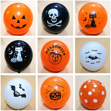 10 Pieces Halloween Decor Balloon - Blingy Bag LLC