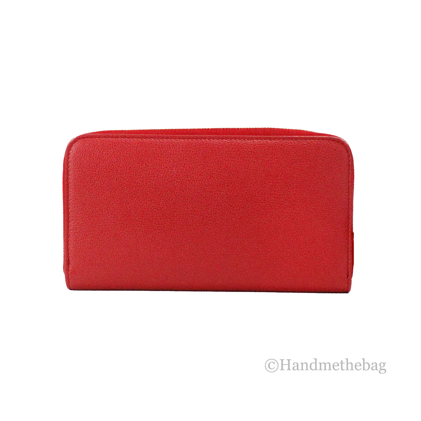 Burberry Elmore Red Branded Embossed Leather Continental Clutch Wallet - Blingy Bag LLC