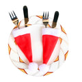 Christmas Cap Cutlery Holder - Blingy Bag LLC