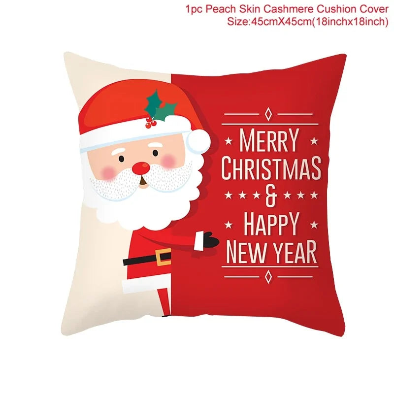 Cartoon Christmas Pillow Cover - Blingy Bag LLC