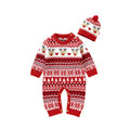 Christmas Pattern Newborn Romper - Blingy Bag LLC