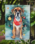 Boxer Christmas Garden Flag - Blingy Bag LLC