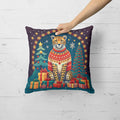 Cheetah Christmas Throw Pillow - Blingy Bag LLC