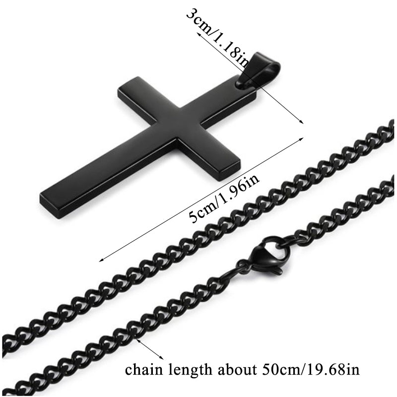 Cross Necklace - Blingy Bag LLC