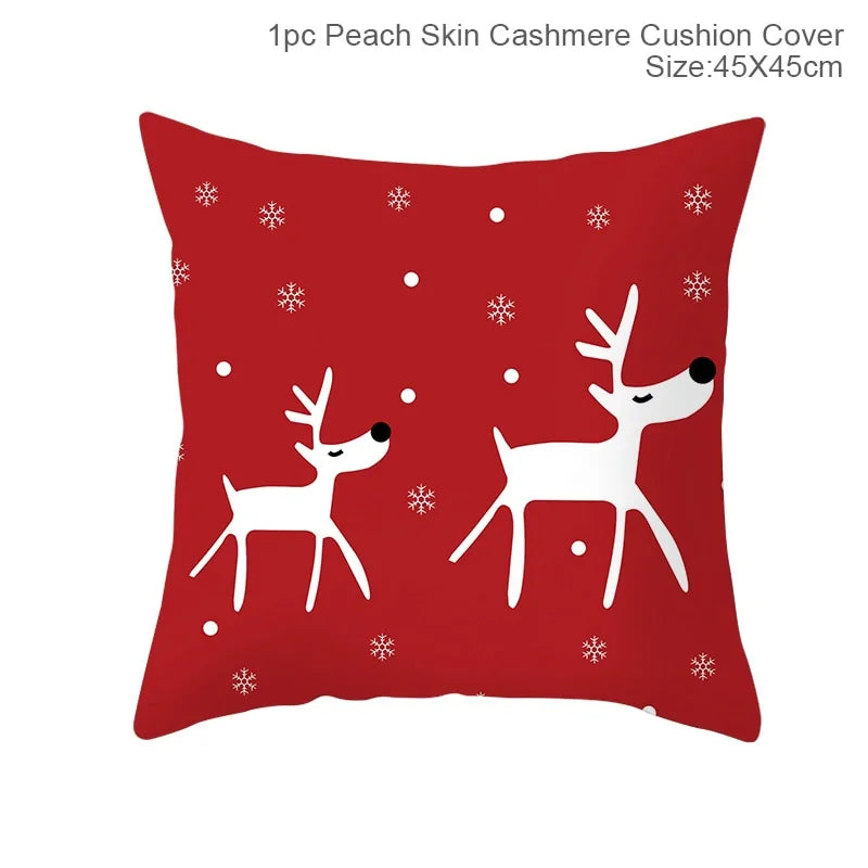 Cartoon Christmas Pillow Cover - Blingy Bag LLC